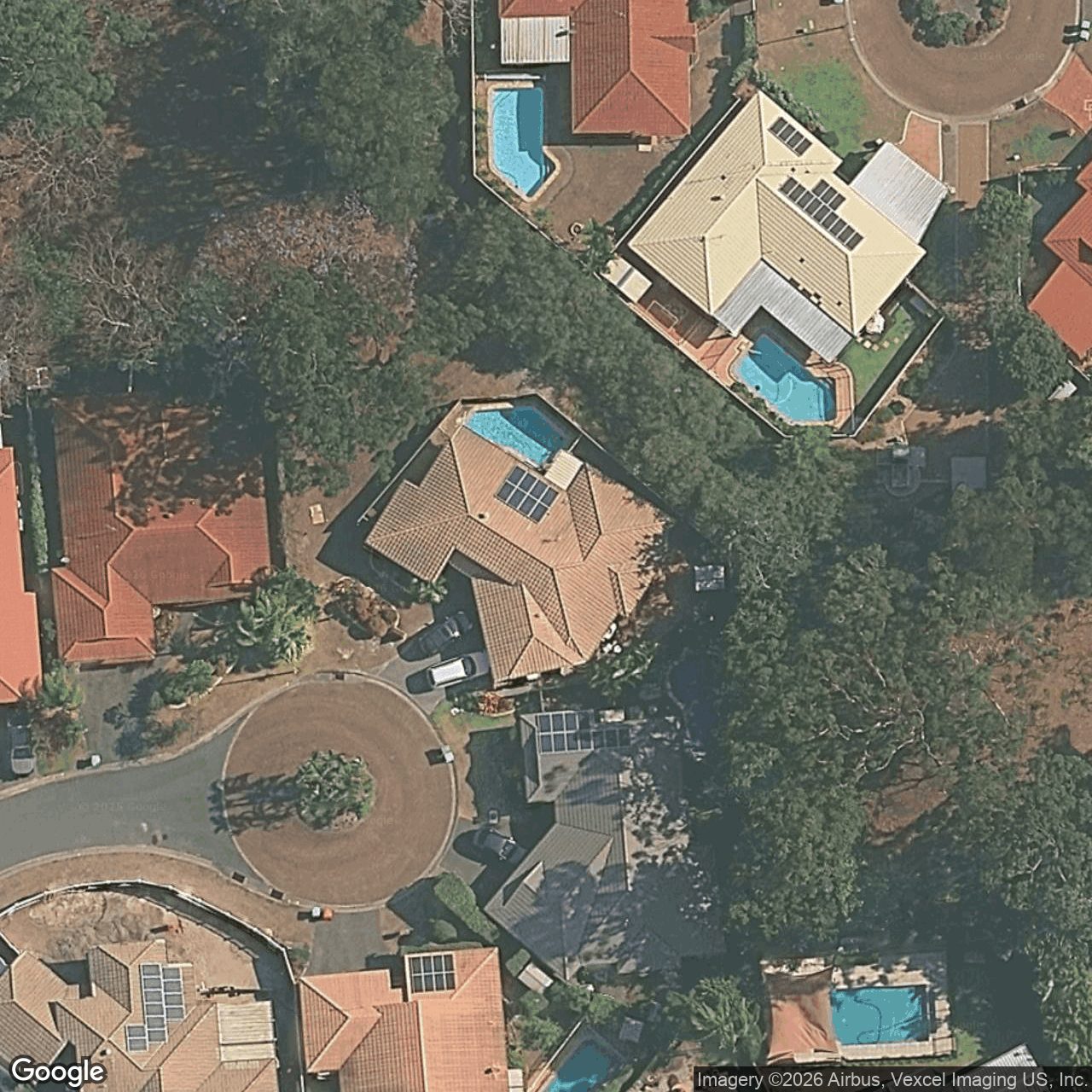 Aerial view of 8 Mitcham Place, Robina QLD 4226