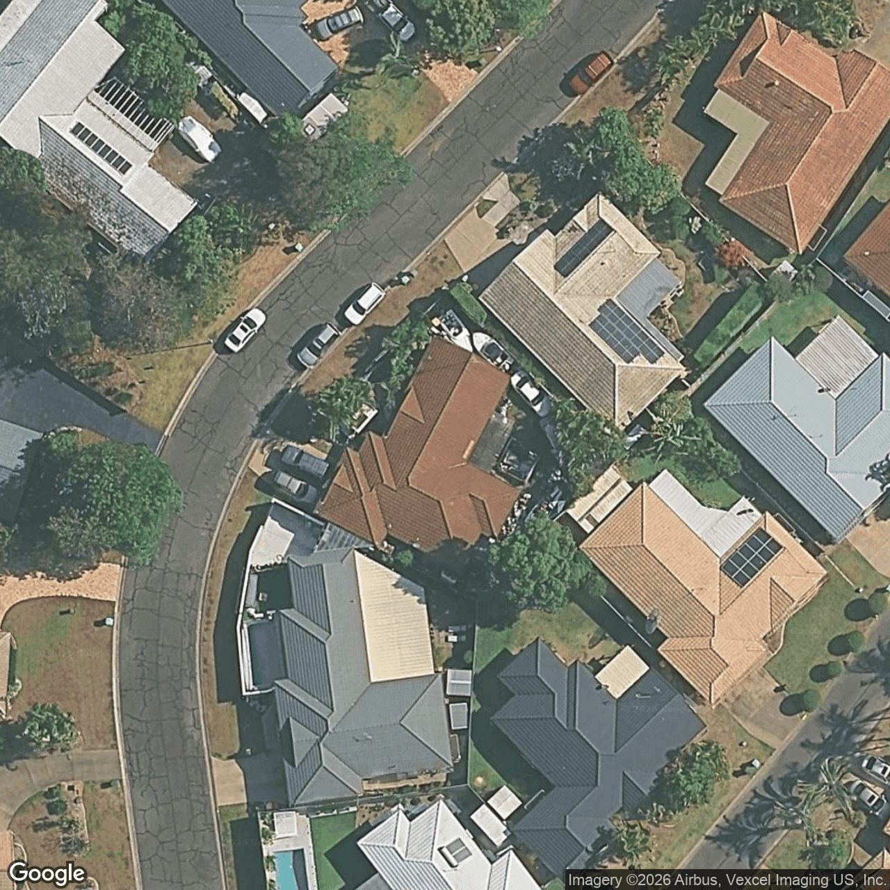 Aerial view of 10 Essendon Place, Robina QLD 4226