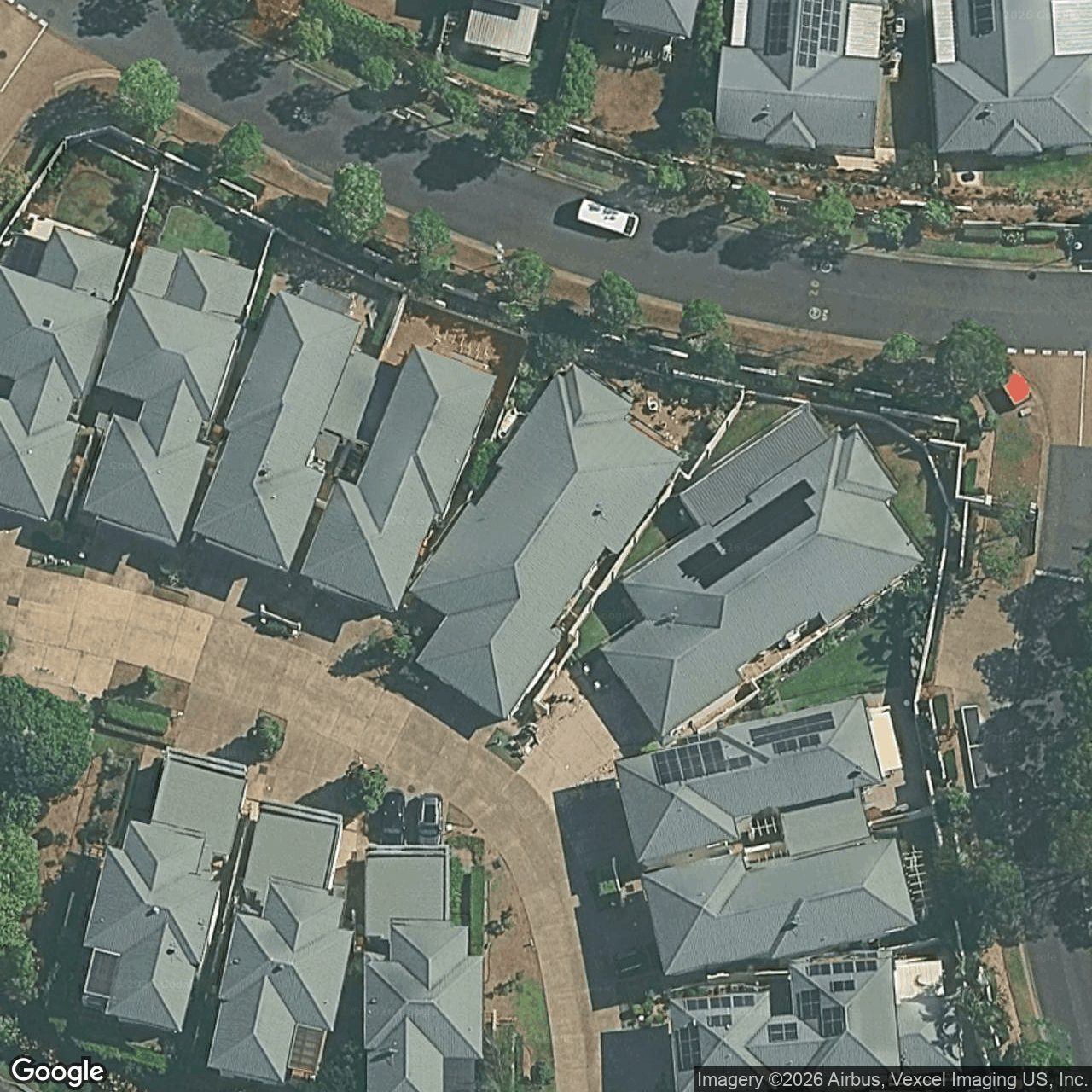 Aerial view of 203 Easthill Drive