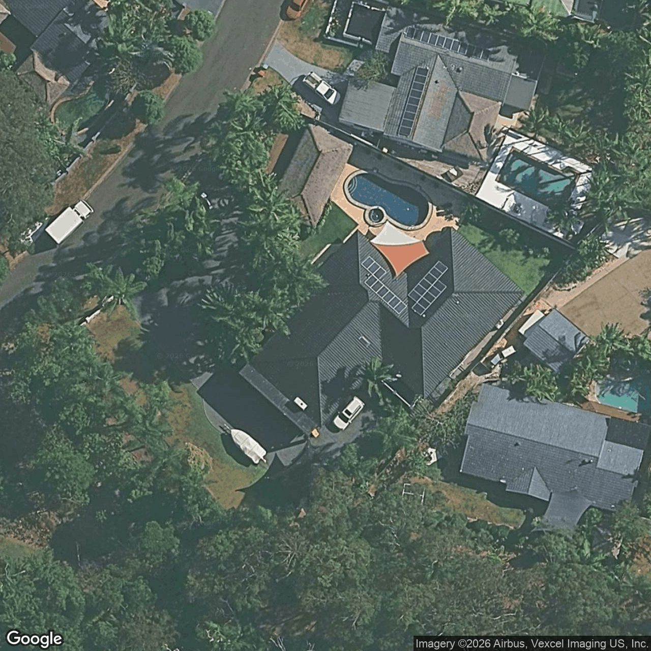 Aerial view of 12 Oakmont Street, Robina QLD 4226