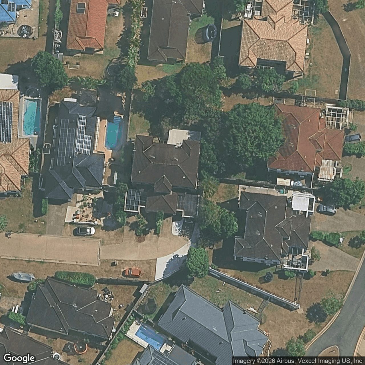 Aerial view of 46 Nardoo Street, Robina QLD 4226