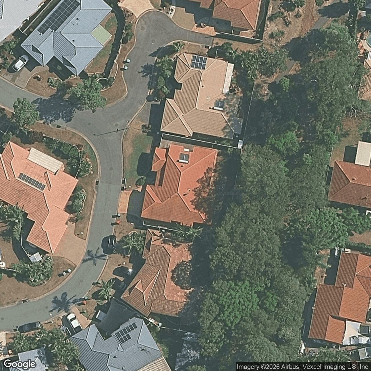 Aerial view of 14 Ashwood Court, Robina QLD 4226