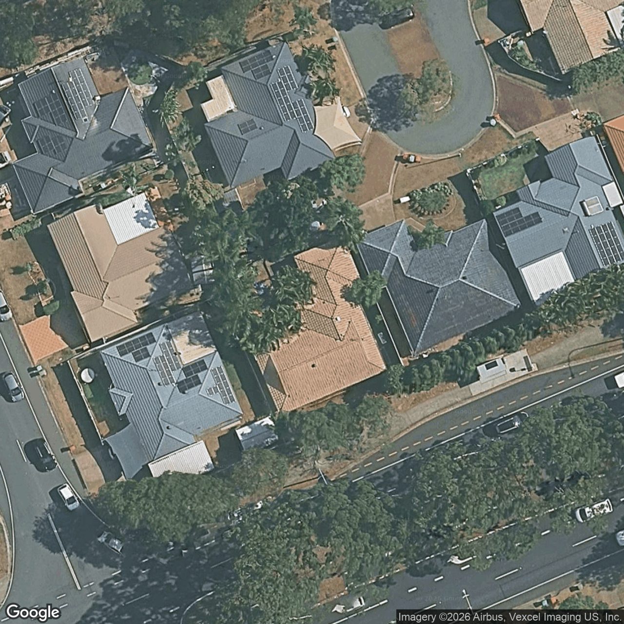 Aerial view of 12 Kallista Close, Robina QLD 4226