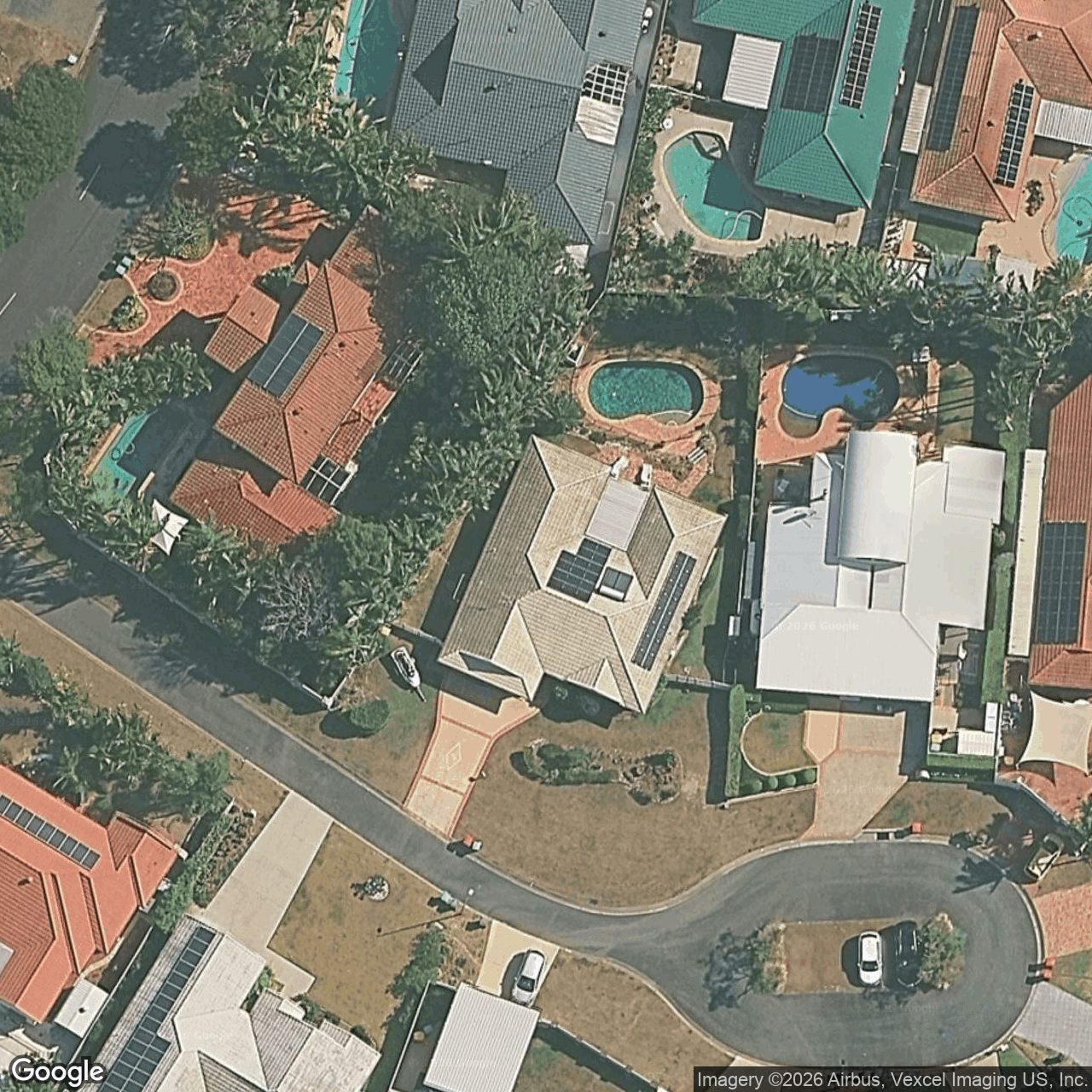 Aerial view of 4 Altona Close, Robina QLD 4226