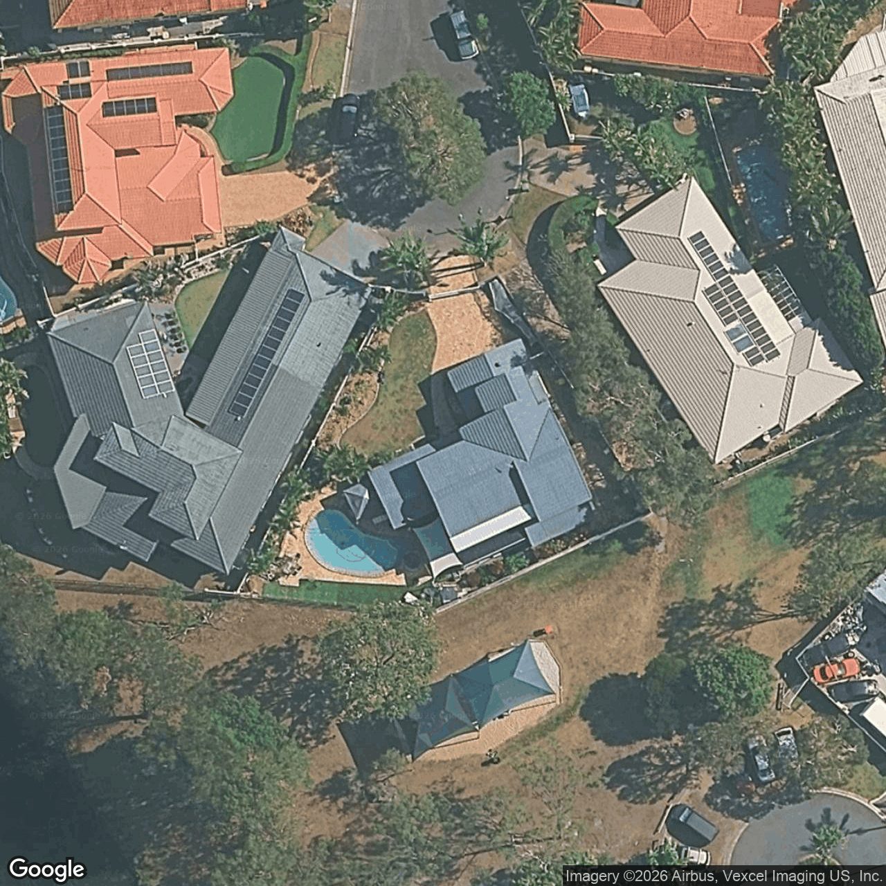 Aerial view of 18 Blakehurst Place, Robina QLD 4226