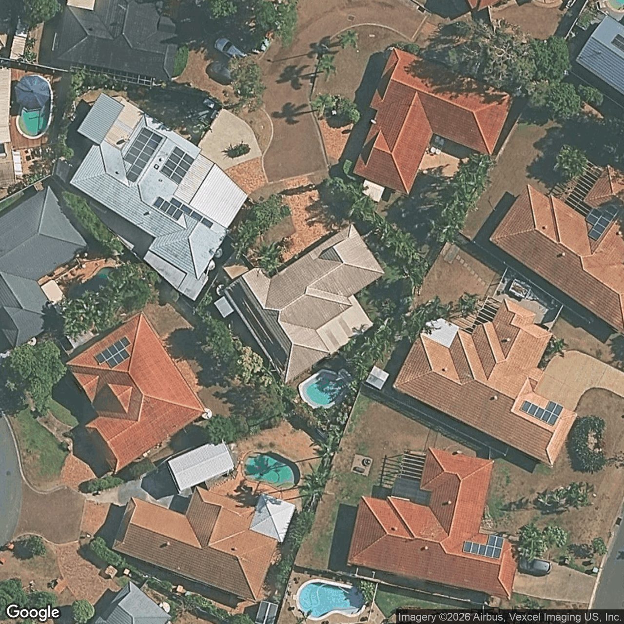 Aerial view of 7 Rosanna Place, Robina QLD 4226