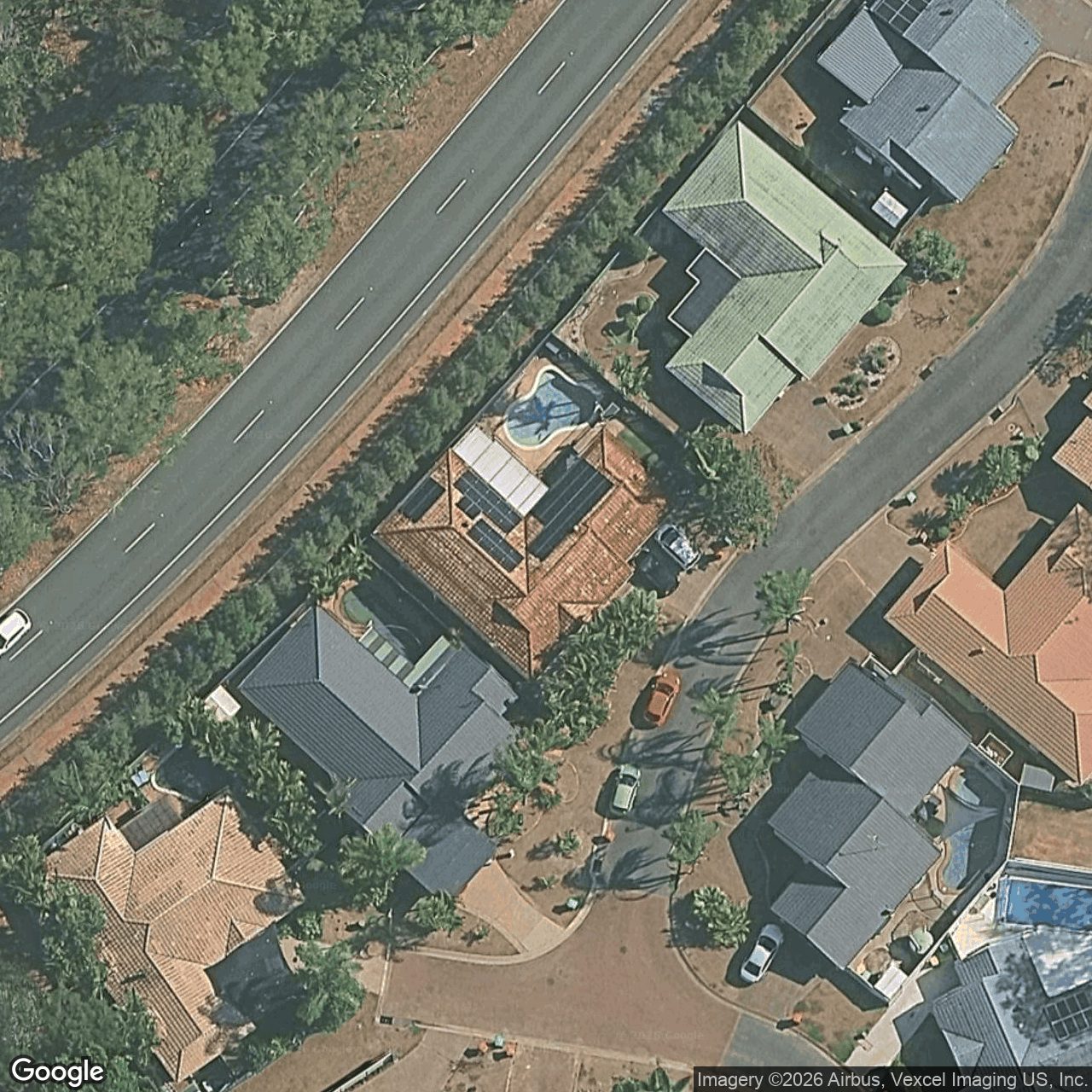 Aerial view of 12 Maidstone Place, Robina QLD 4226
