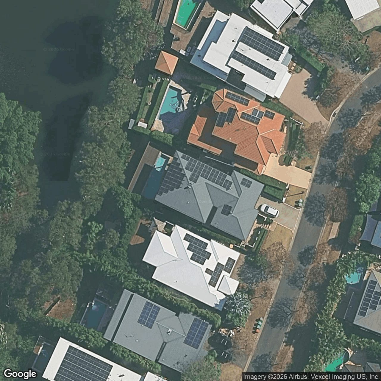 Aerial view of 8 Lyra Court, Robina QLD 4226