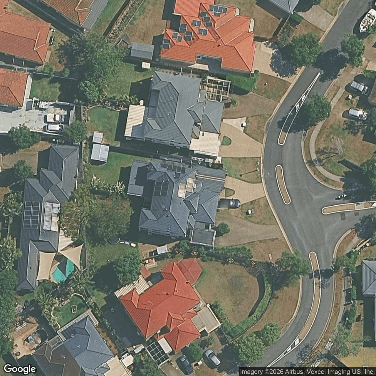 Aerial view of 75 Olympus Drive, Robina QLD 4226
