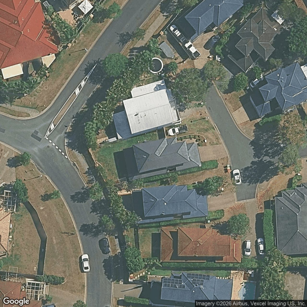 Aerial view of 11 Oxford Court, Robina QLD 4226