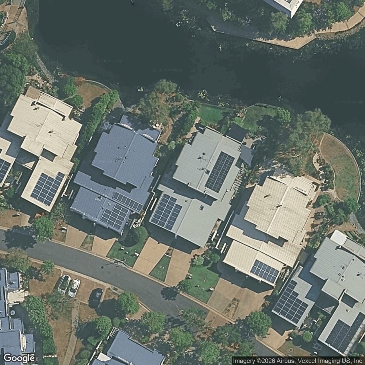 Aerial view of 14 Riverwalk Avenue, Robina QLD 4226