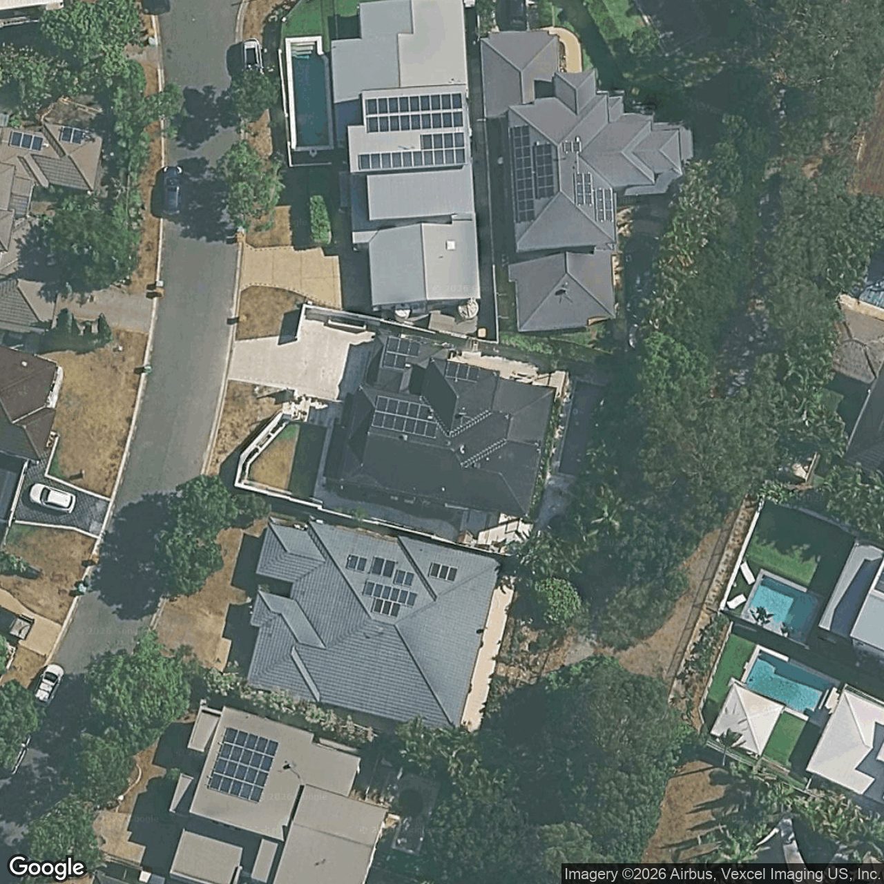 Aerial view of 9 Sagitta Place, Robina QLD 4226