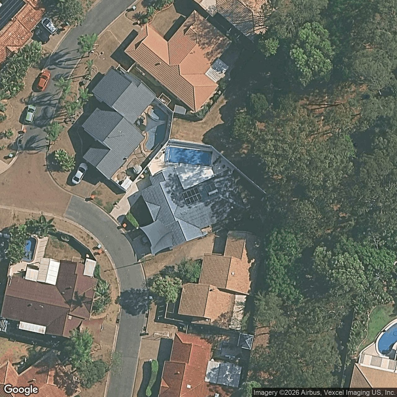 Aerial view of 7 Maidstone Place, Robina QLD 4226