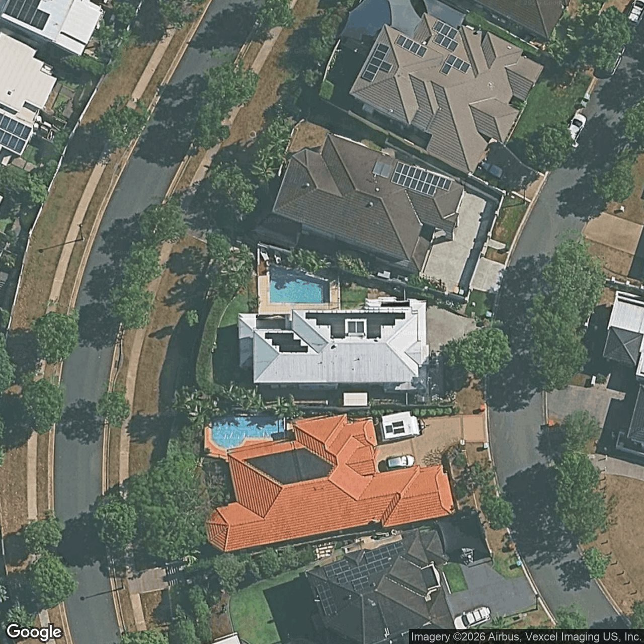 Aerial view of 10 Sagitta Place, Robina QLD 4226