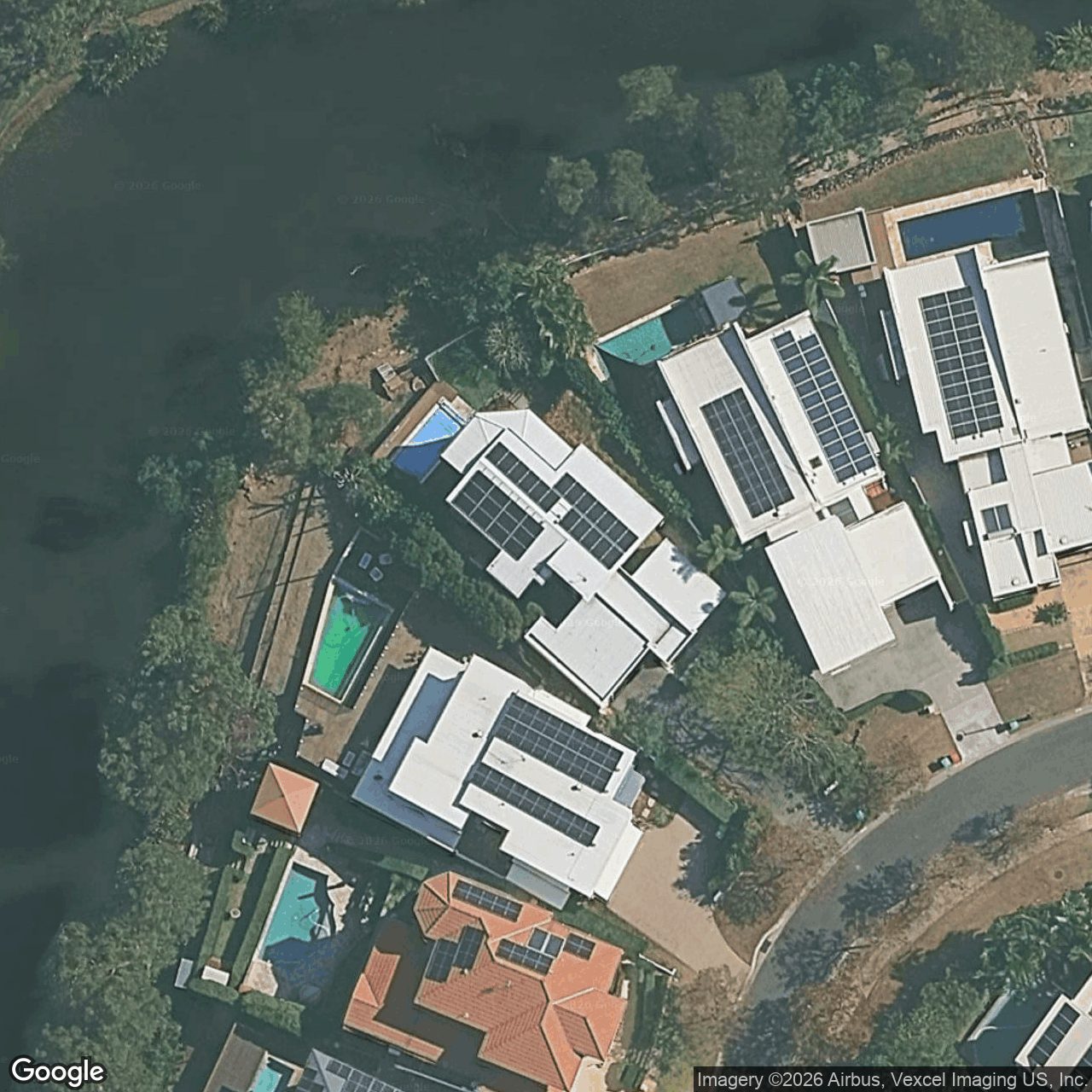 Aerial view of 14 Lyra Court, Robina QLD 4226