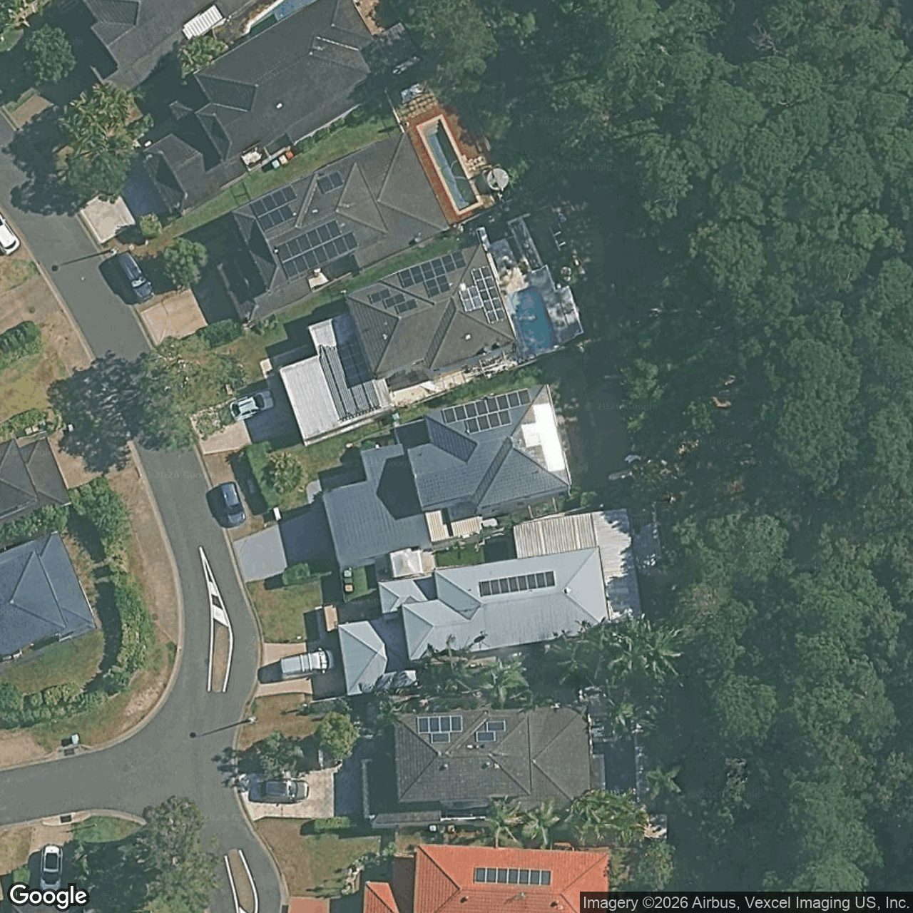 Aerial view of 12 Royal Woods Drive, Robina QLD 4226