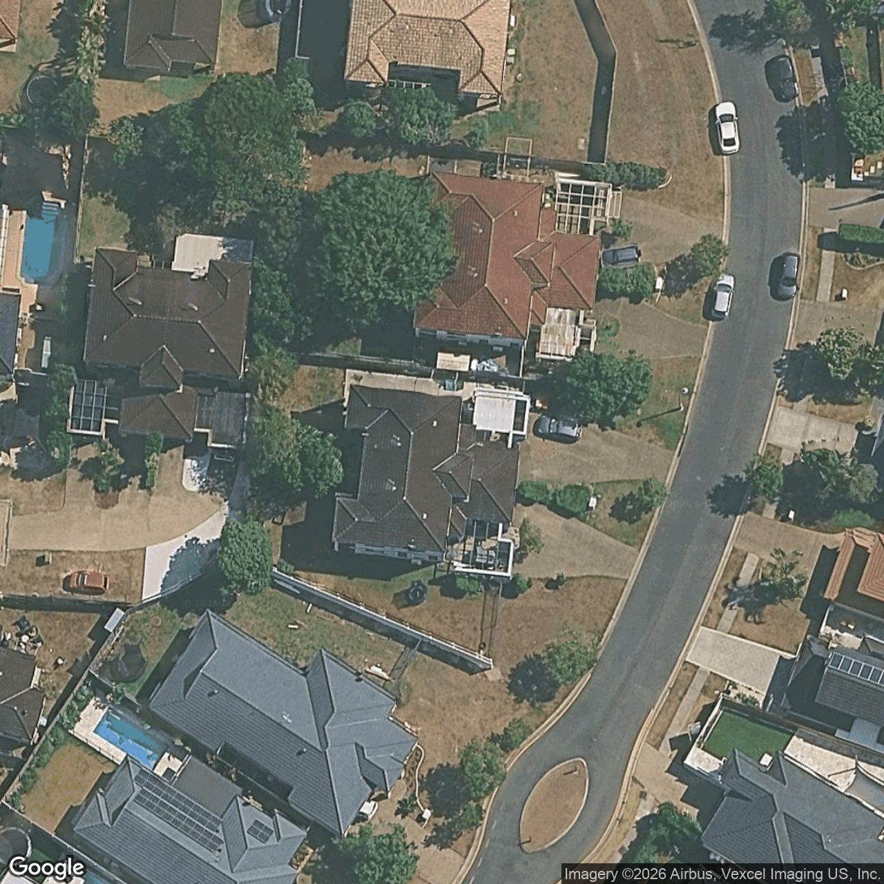 Aerial view of 59 Olympus Drive, Robina QLD 4226
