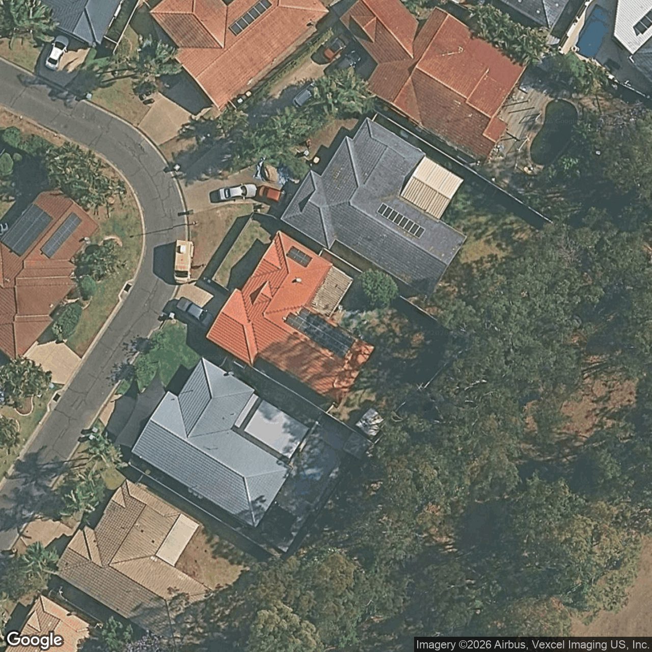 Aerial view of 10 Parkdale Court, Robina QLD 4226