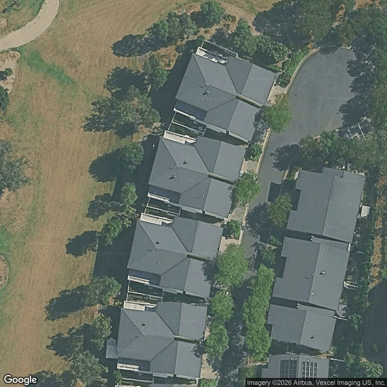 Aerial view of 54 Easthill Drive, Robina QLD 4226
