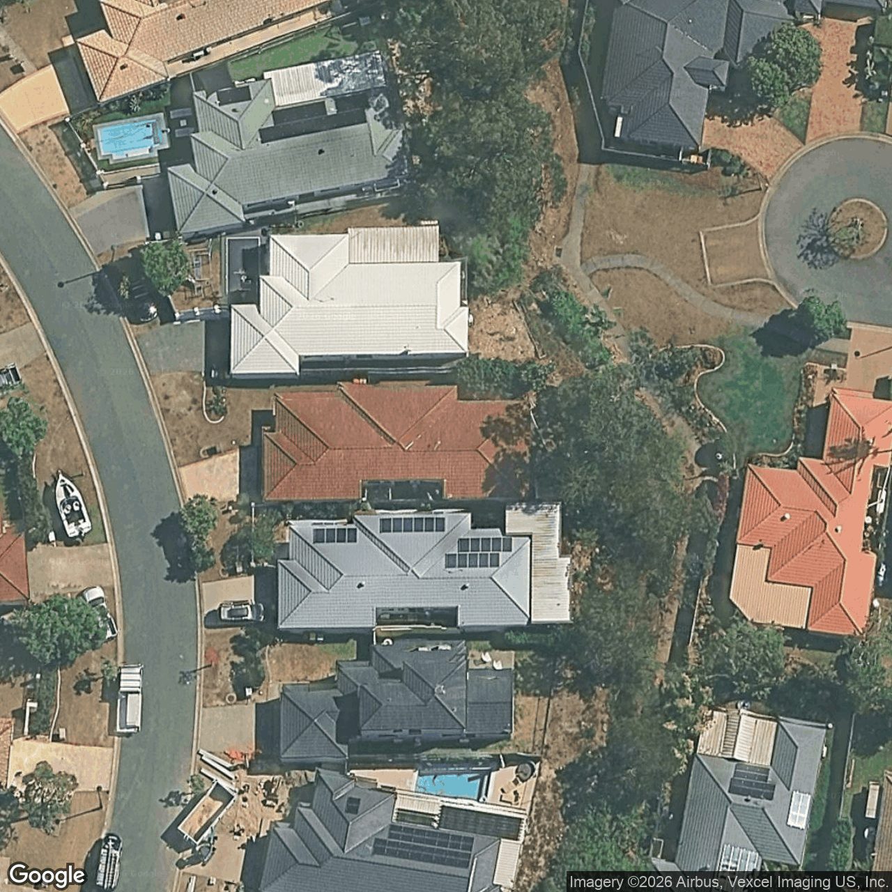 Aerial view of 31 Prospect Court, Robina QLD 4226