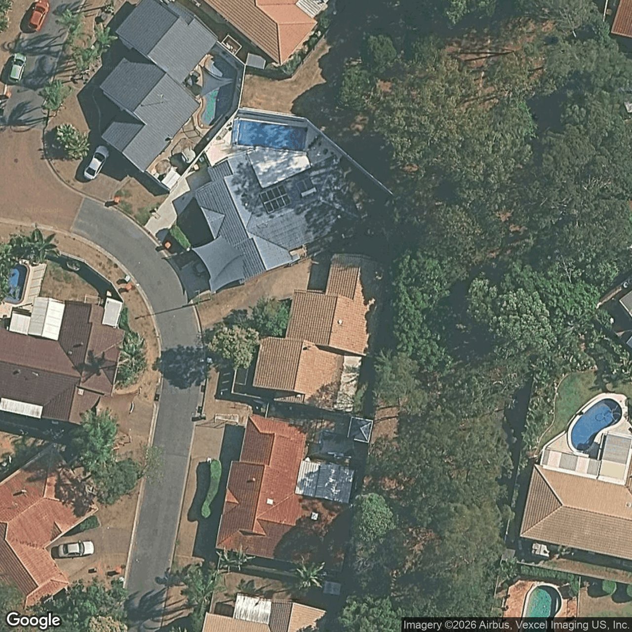 Aerial view of 5 Maidstone Place, Robina QLD 4226