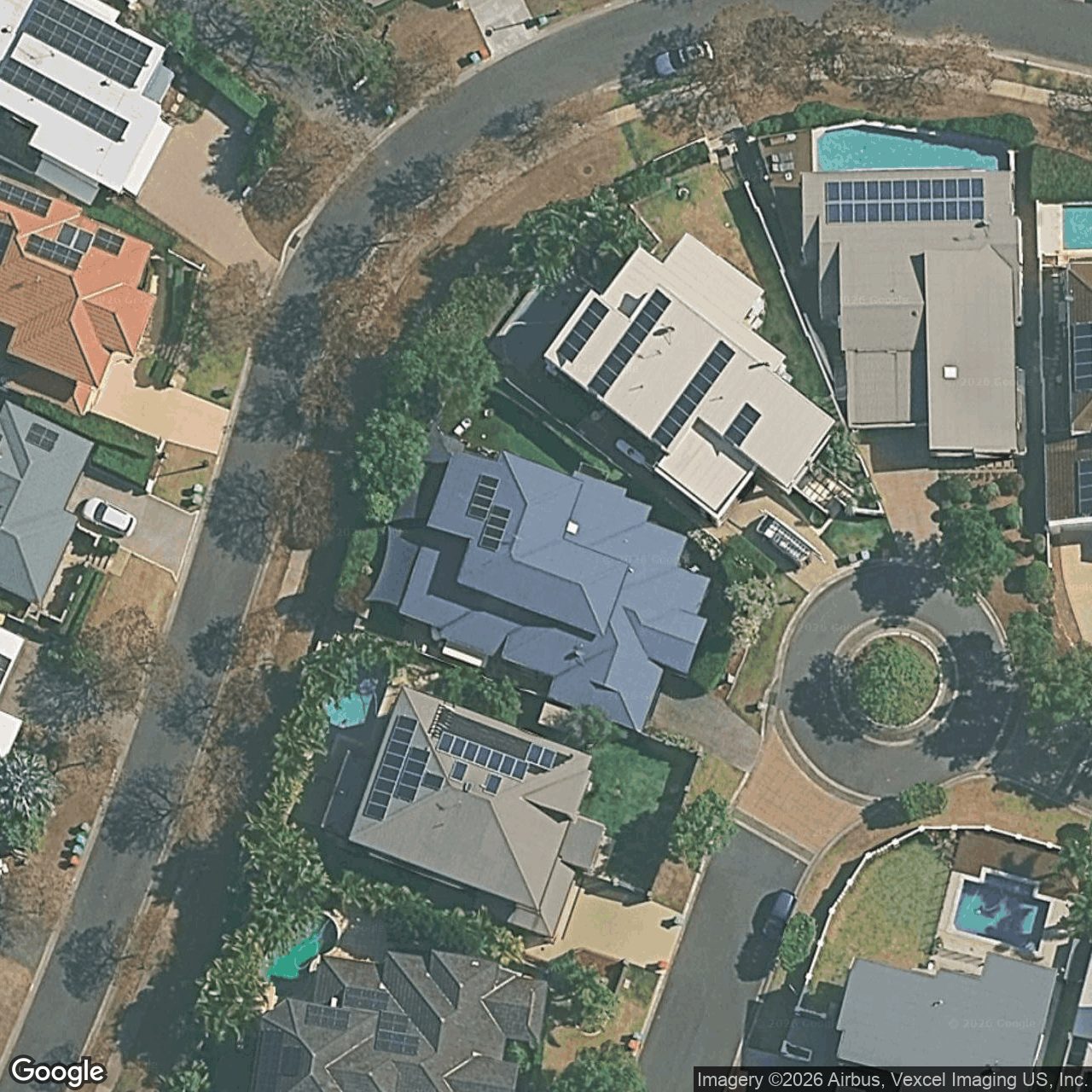 Aerial view of 32 Sagitta Place, Robina QLD 4226