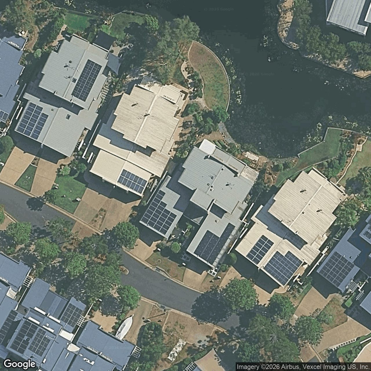 Aerial view of 22 Riverwalk Avenue, Robina QLD 4226