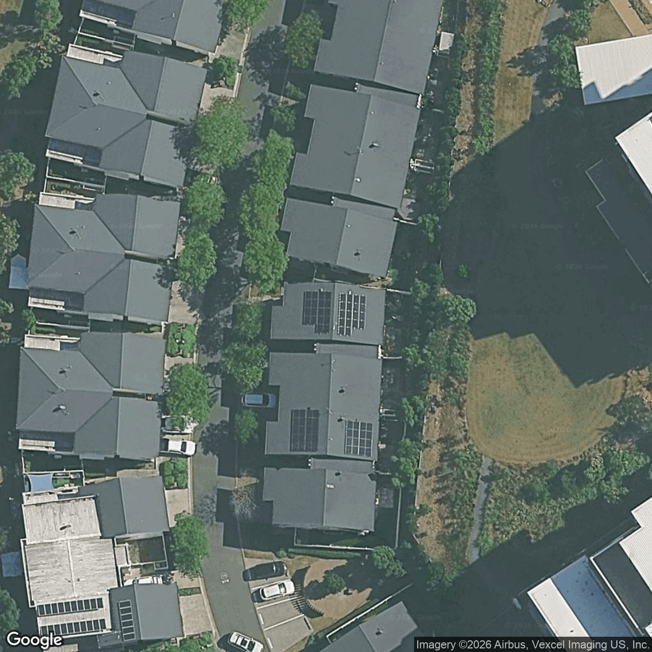 Aerial view of 45 Easthill Drive, Robina QLD 4226