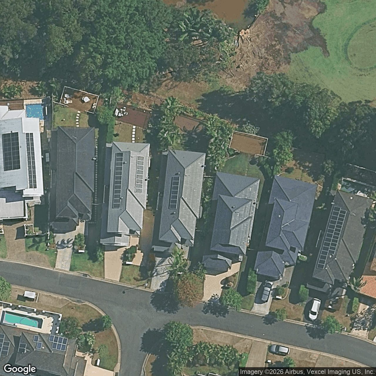 Aerial view of 11 Royal Links Drive, Robina QLD 4226
