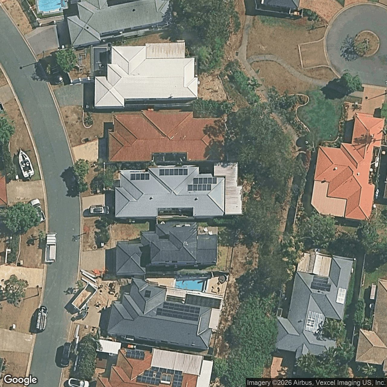 Aerial view of 29 Prospect Court, Robina QLD 4226