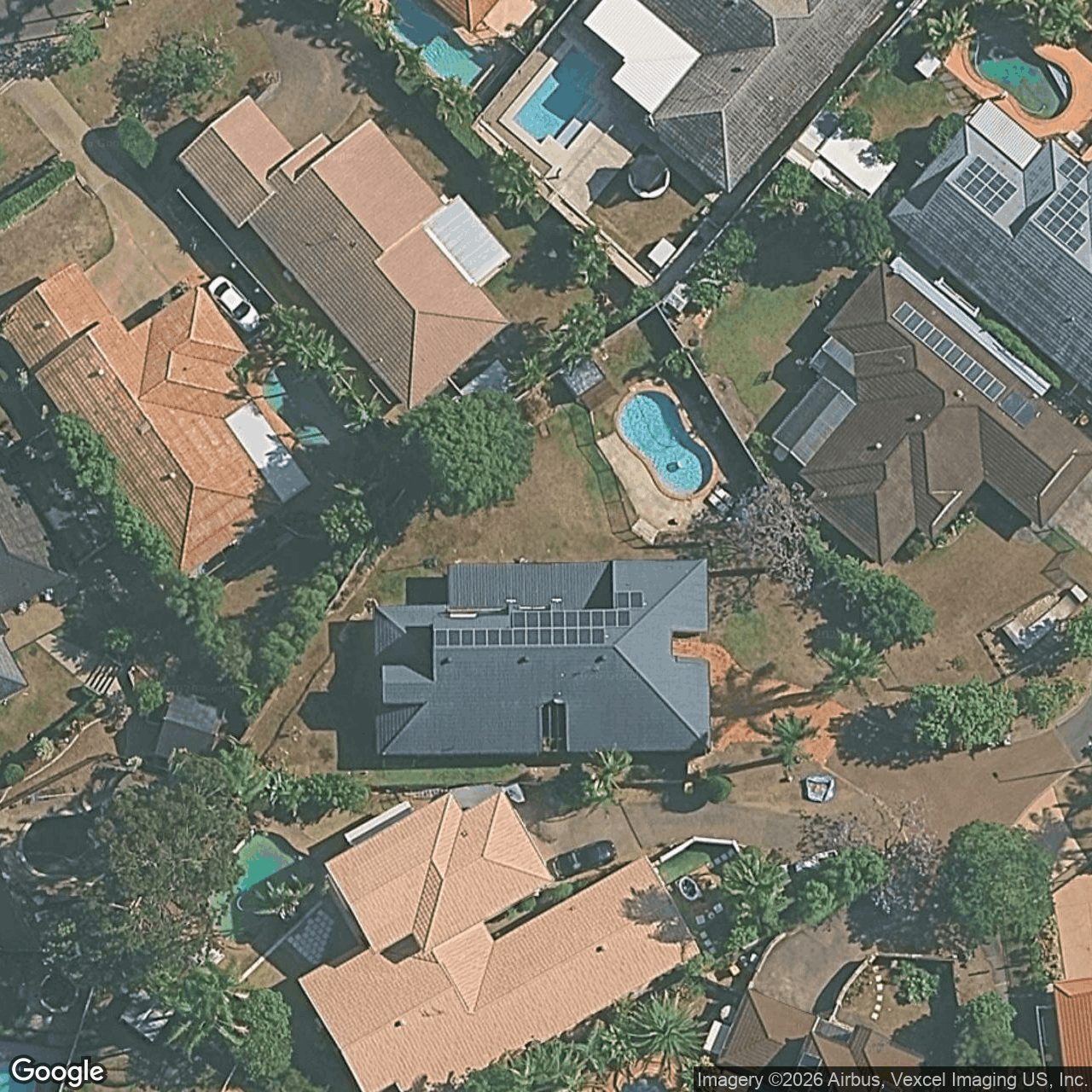 Aerial view of 4 Anglesea Court, Robina QLD 4226