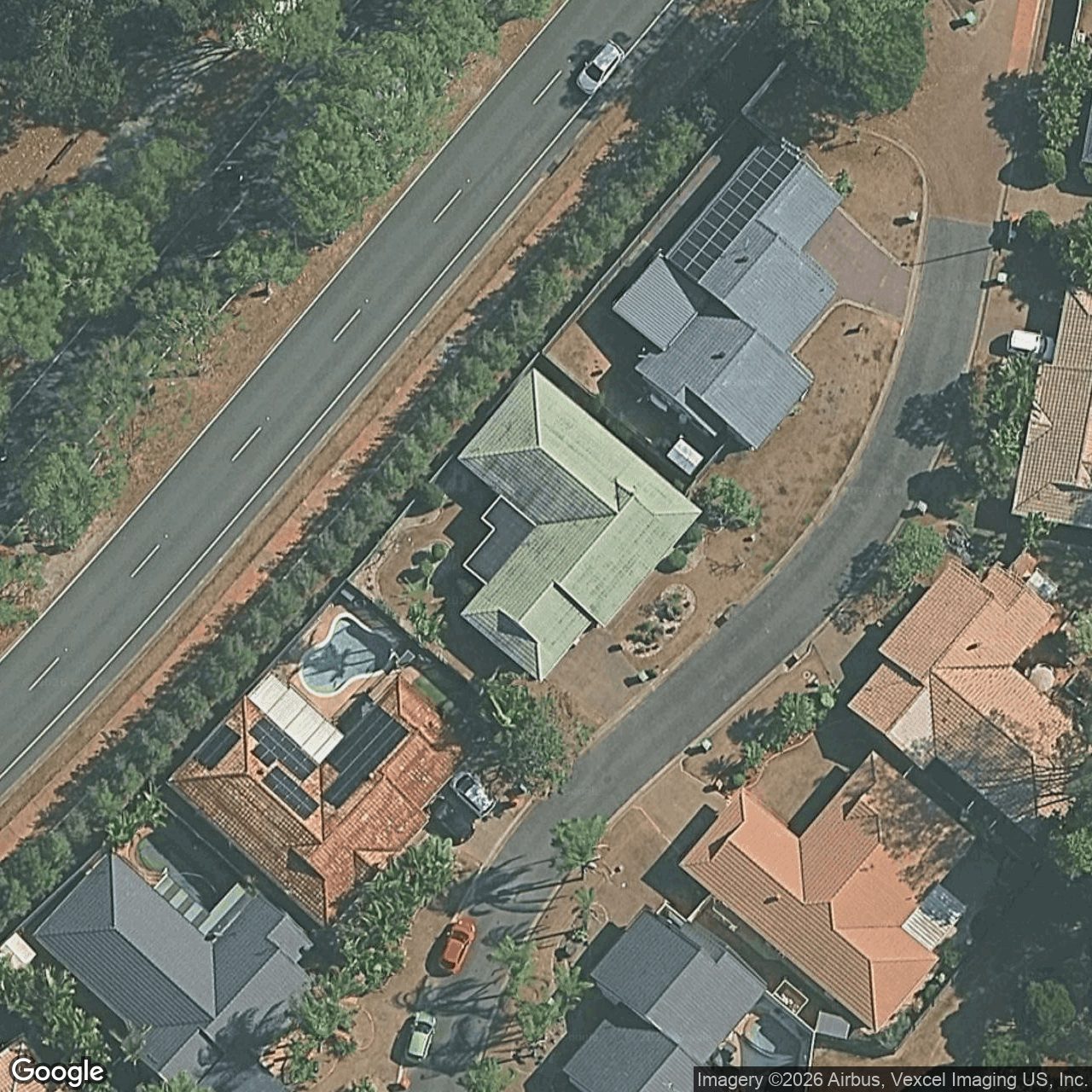 Aerial view of 14 Maidstone Place, Robina QLD 4226