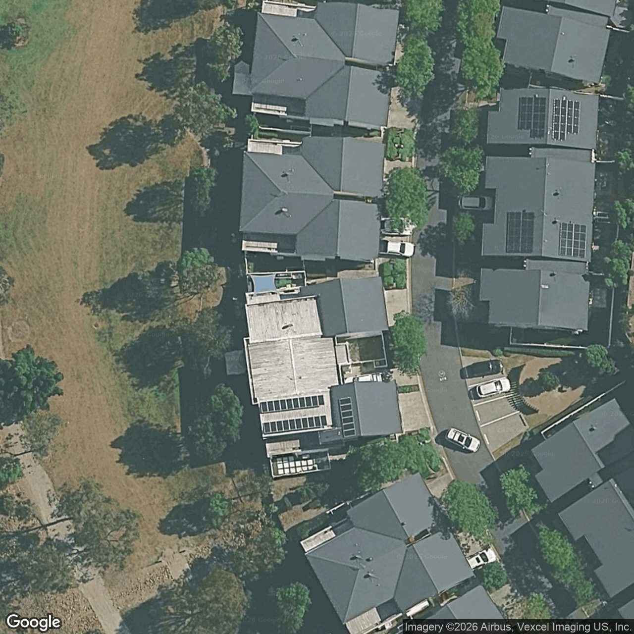 Aerial view of 61 Easthill Drive, Robina QLD 4226