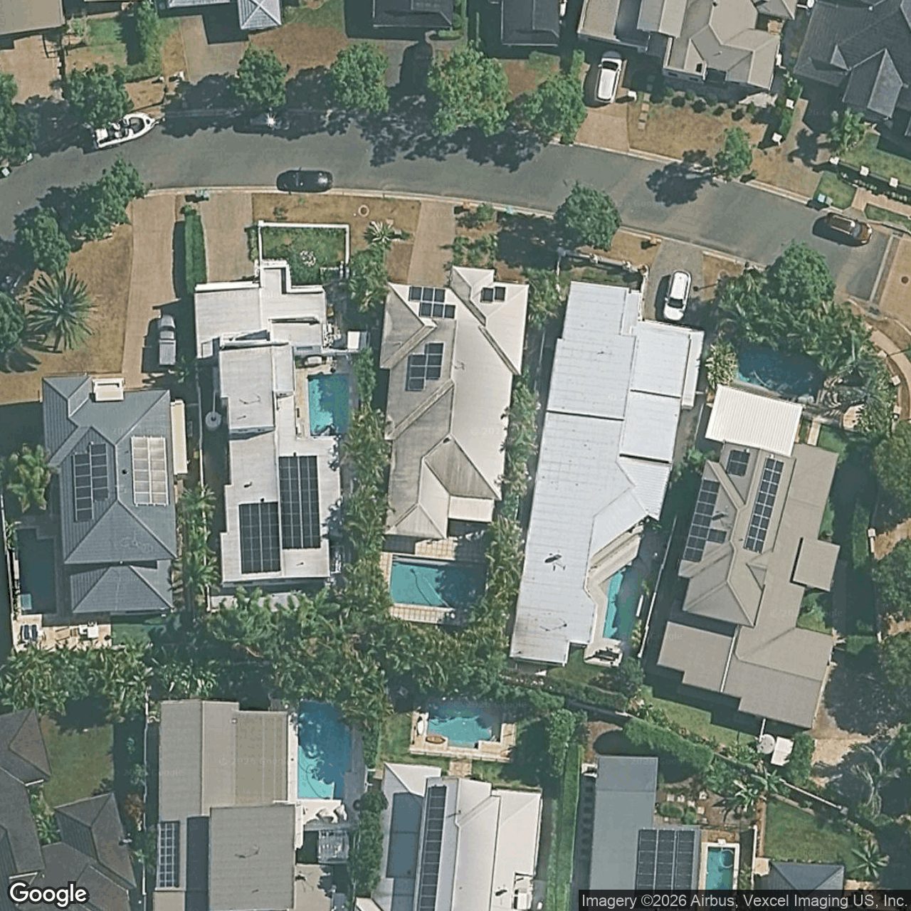Aerial view of 6 Auriga Court, Robina QLD 4226