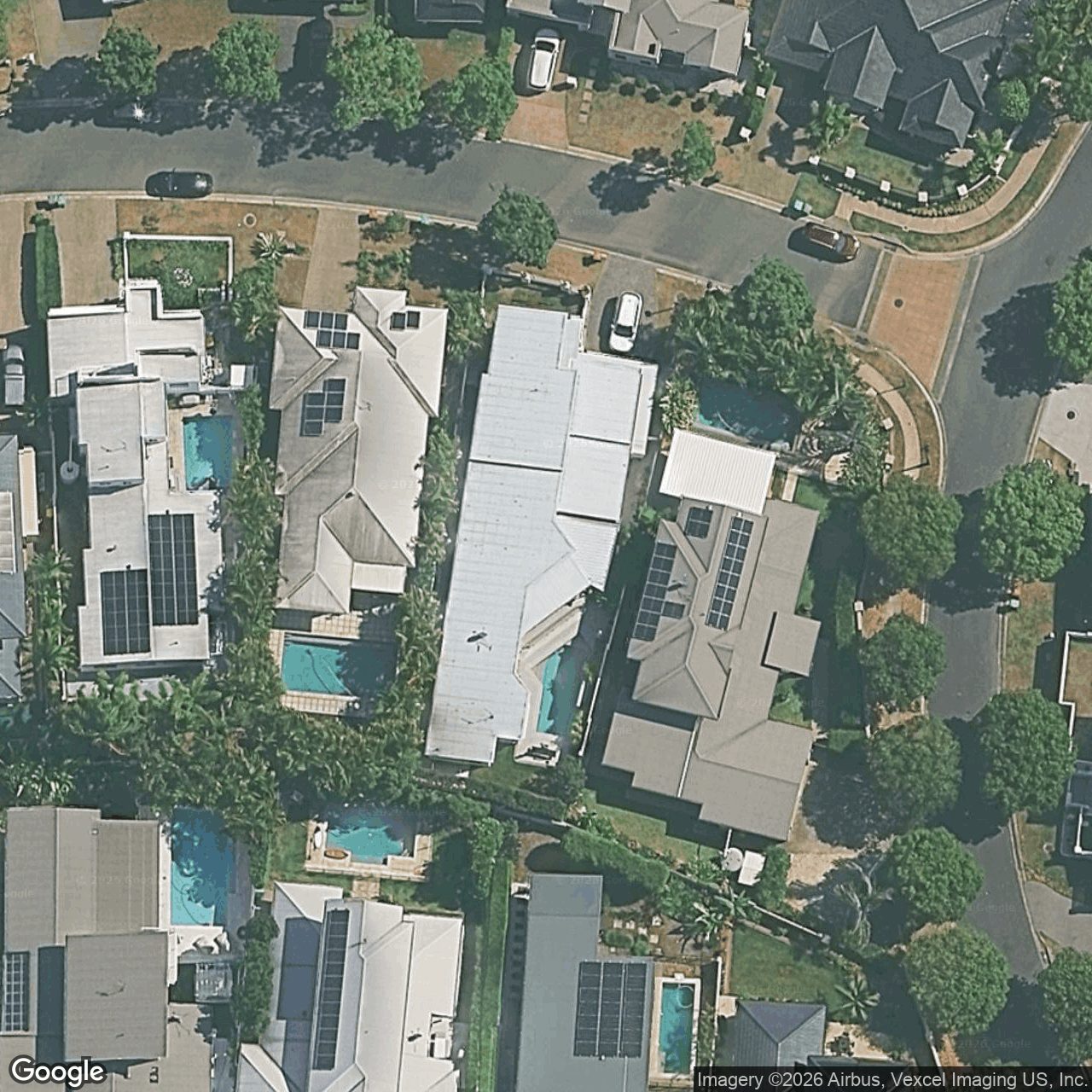 Aerial view of 4 Auriga Court, Robina QLD 4226