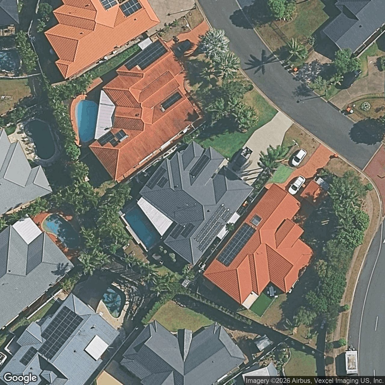 Aerial view of 4 Rosebud Street, Robina QLD 4226