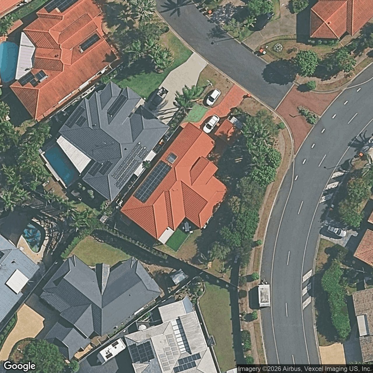 Aerial view of 2 Rosebud Street, Robina QLD 4226