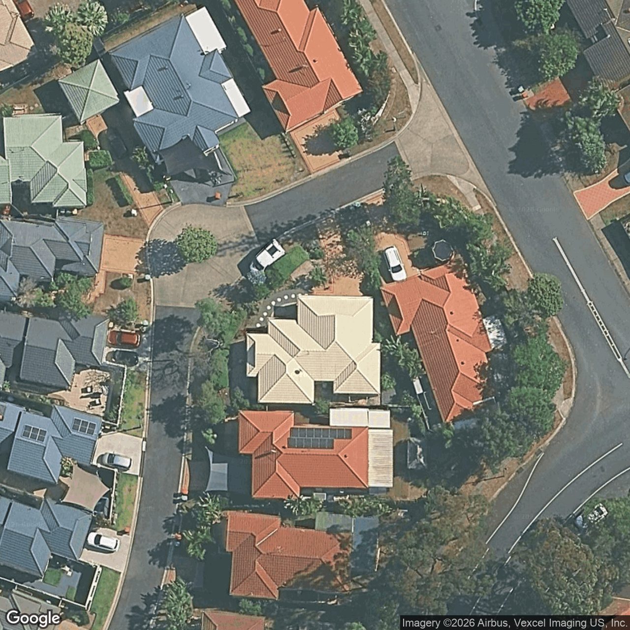 Aerial view of 4 Manor Close, Robina QLD 4226