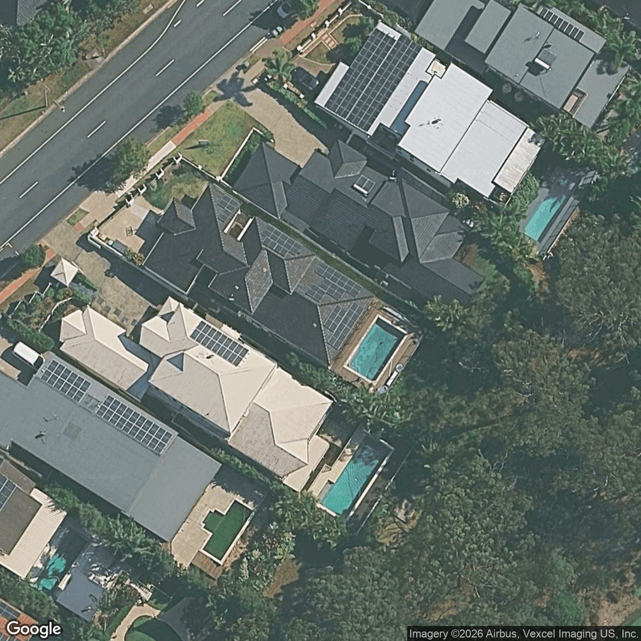 Aerial view of 326 Ron Penhaligon Way, Robina QLD 4226