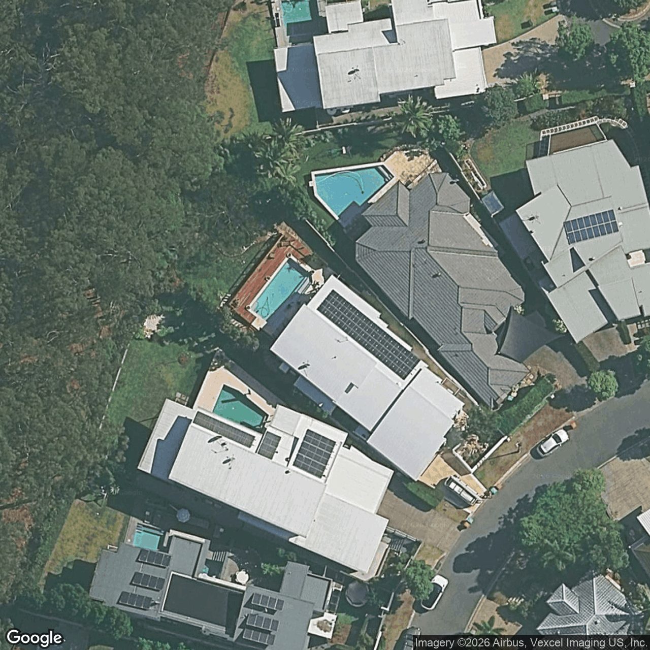 Aerial view of 15 Corvus Way, Robina QLD 4226