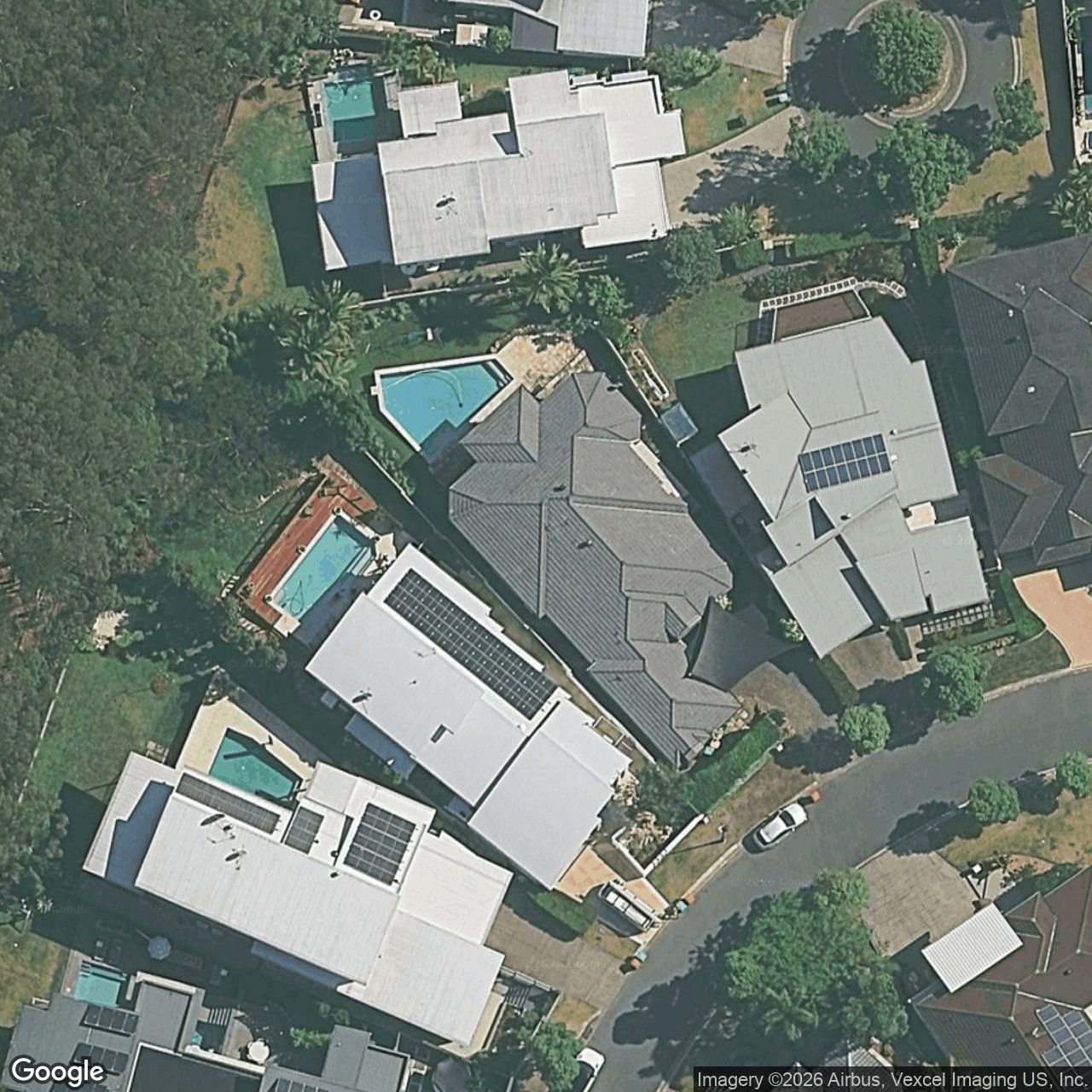 Aerial view of 13 Corvus Way, Robina QLD 4226