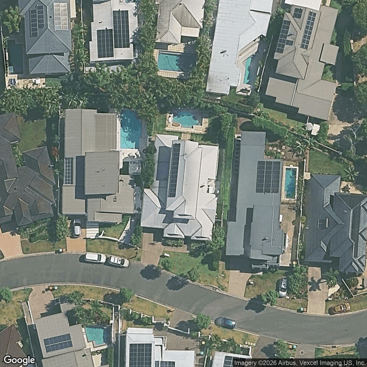 Aerial view of 5 Corvus Way, Robina QLD 4226