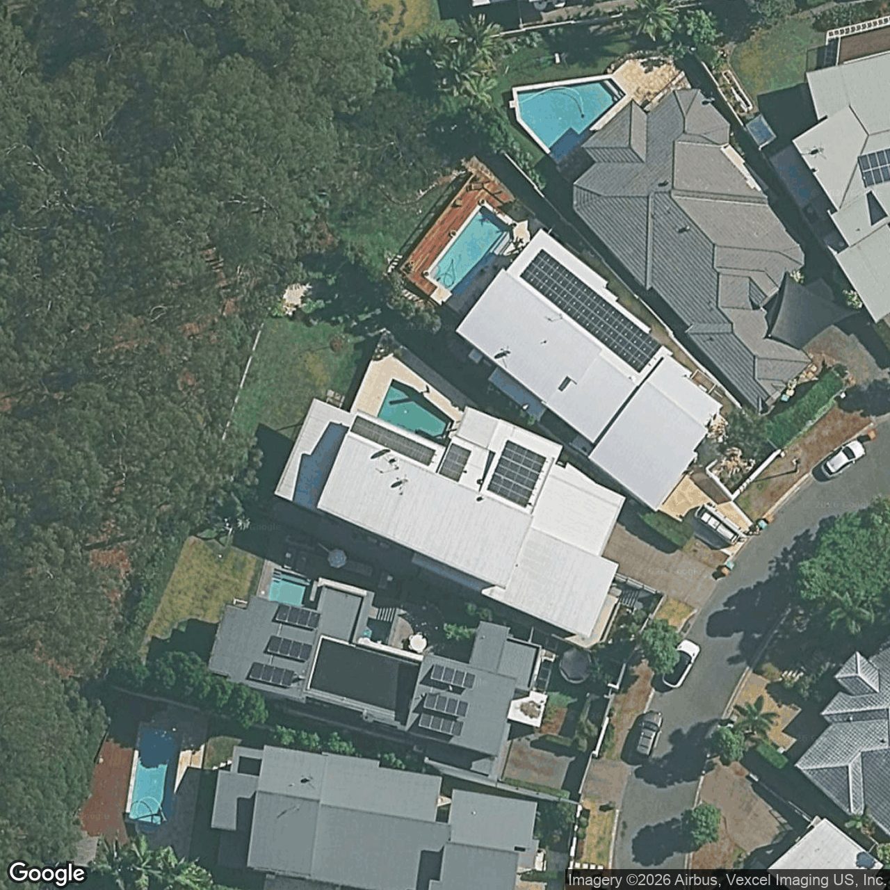Aerial view of 17 Corvus Way, Robina QLD 4226