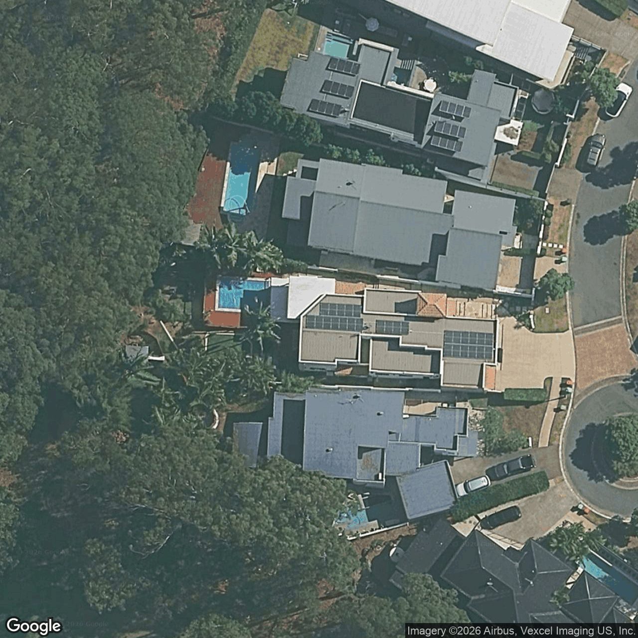 Aerial view of 23 Corvus Way, Robina QLD 4226
