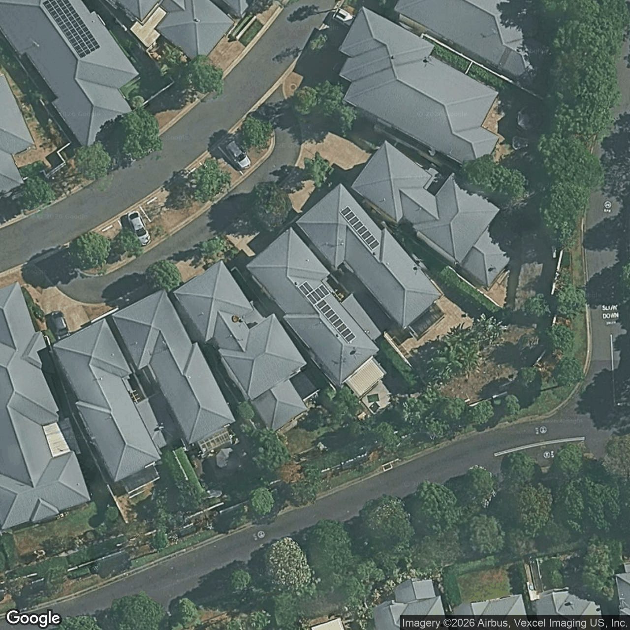Aerial view of 287 Easthill Drive