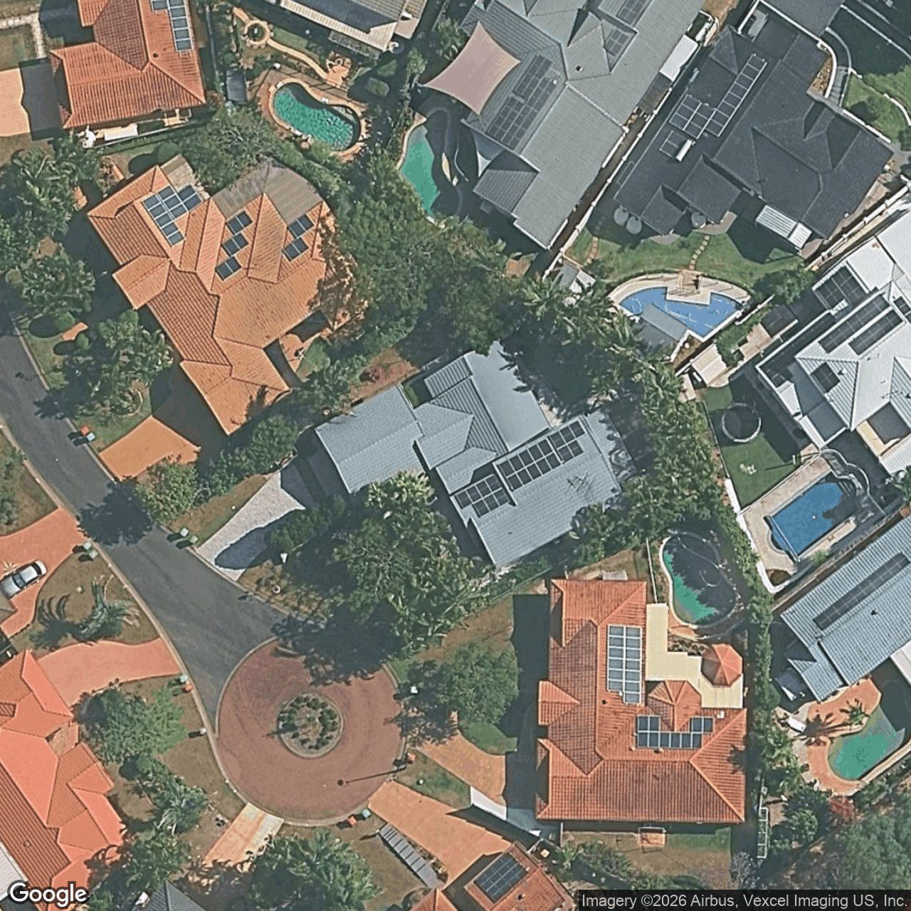 Aerial view of 6 Edithvale Court, Robina QLD 4226