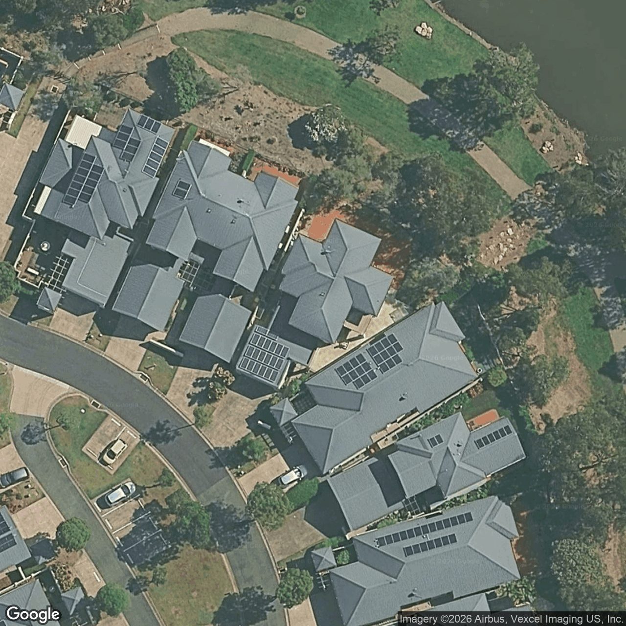 Aerial view of 249 Easthill Drive