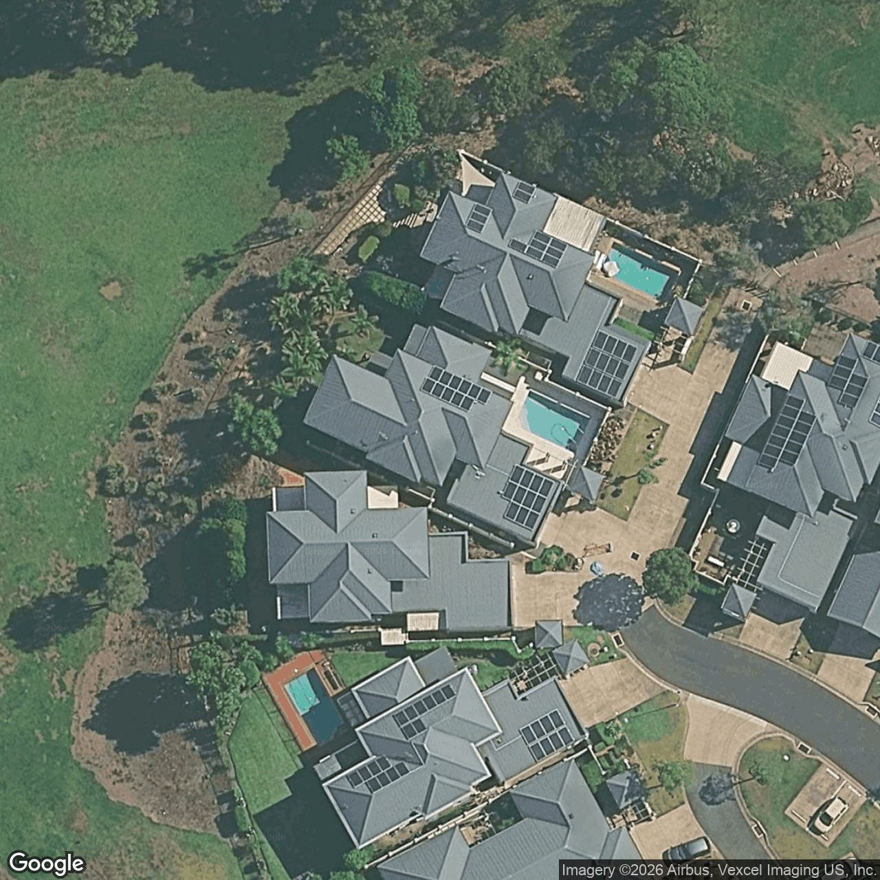 Aerial view of 244 Easthill Drive, Robina QLD 4226