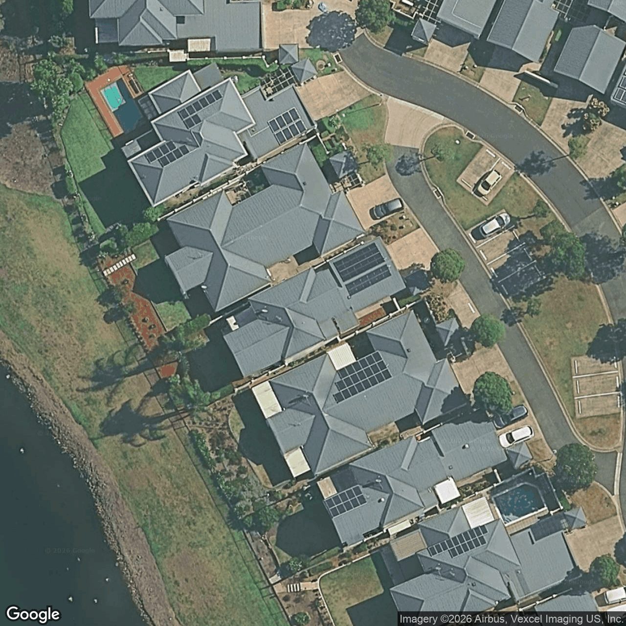 Aerial view of 240 Easthill Drive, Robina QLD 4226