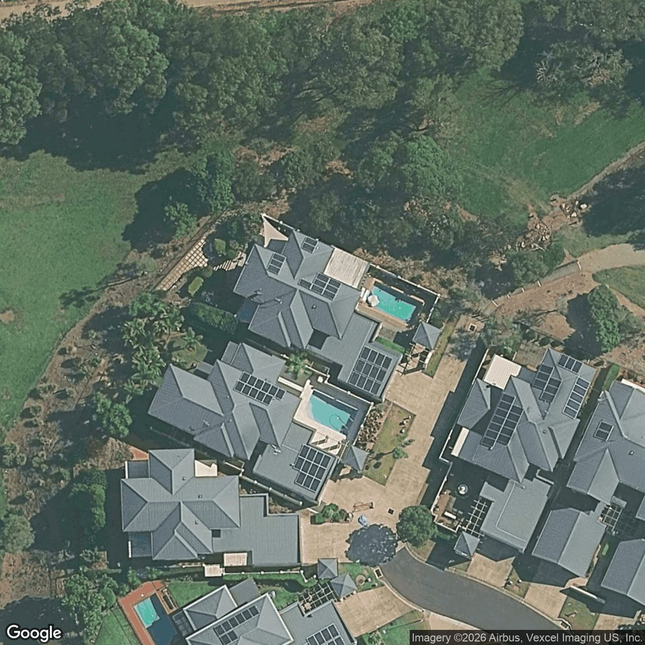 Aerial view of 245 Easthill Drive, Robina QLD 4226